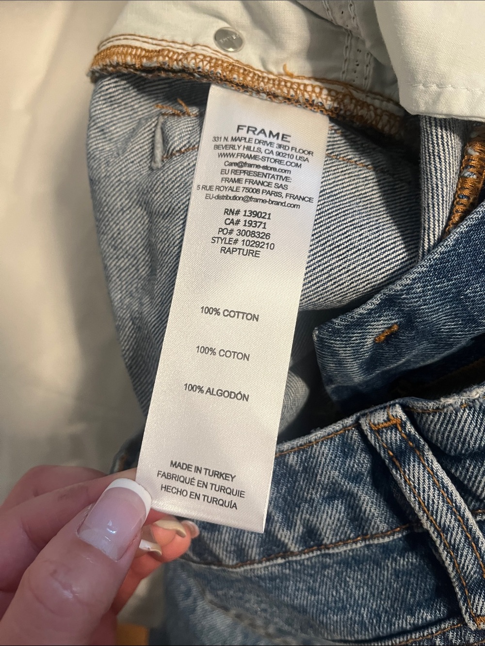 FRAME The Essential Rapture Straight-Leg Jeans - Picture 14 of 14